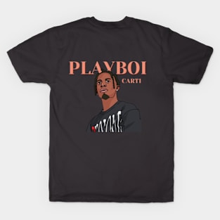 playboi carti cartoon illustration T-Shirt